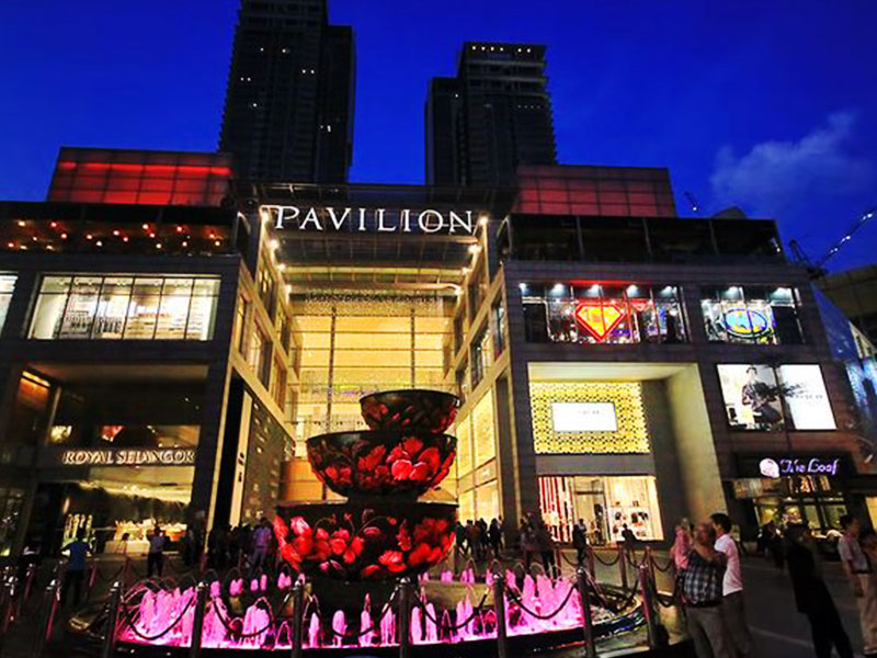 Pavillion - high end shopping center 